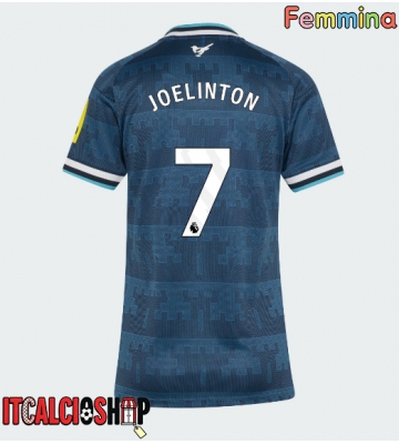 Newcastle United Joelinton #7 Seconda Maglia Femmina 2026-27 Manica Corta